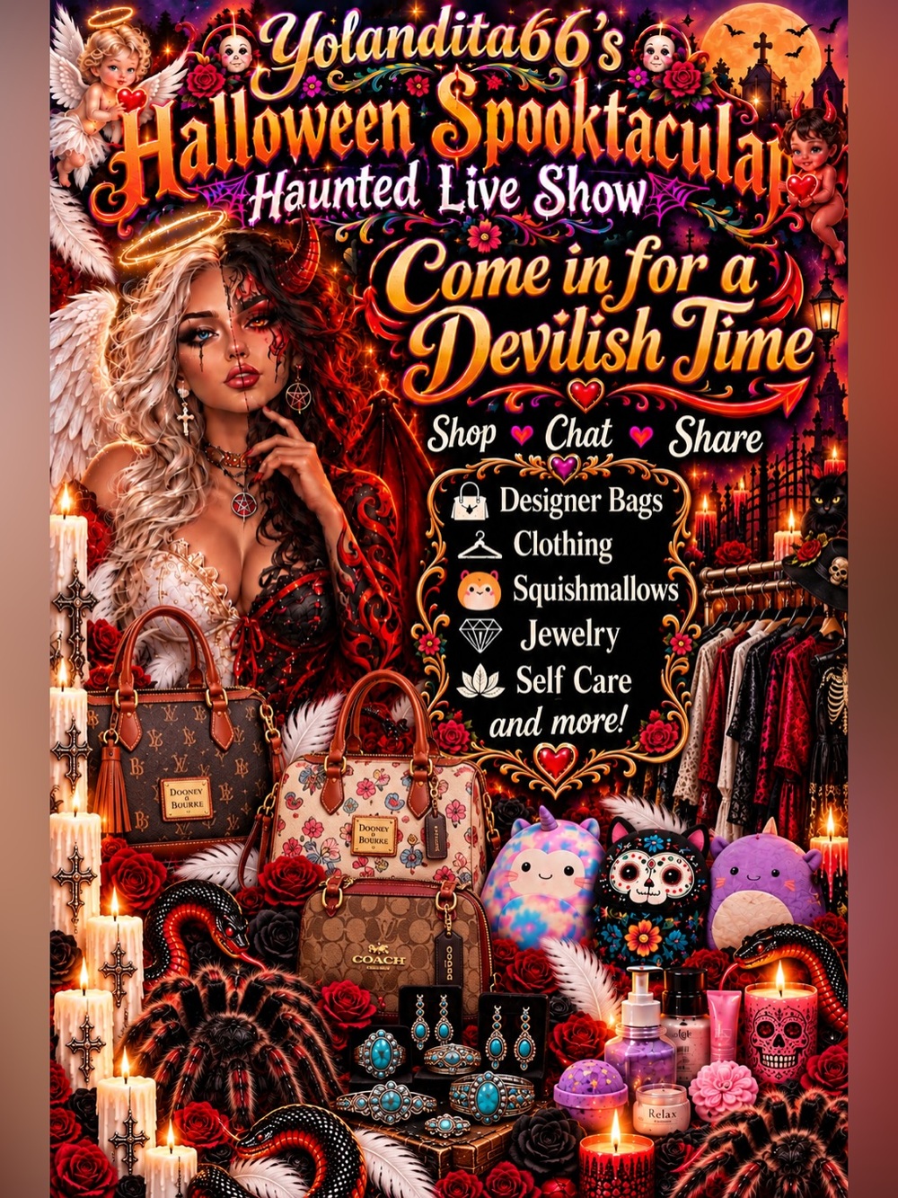 🥳🥳NEW, NEW, NEW!! Halloween Spooktacular Haunted Live Show!!🥳🥳 Please Like & Sha - Picture 1 of 1